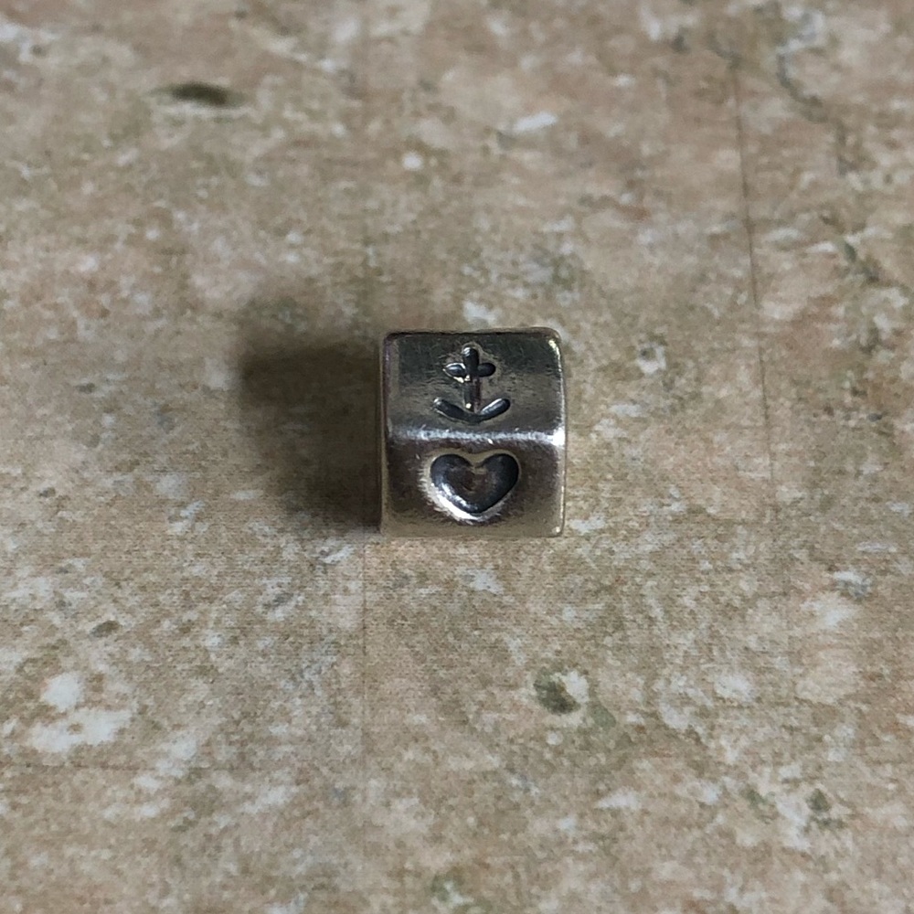 Pandora anchor cross heart charm